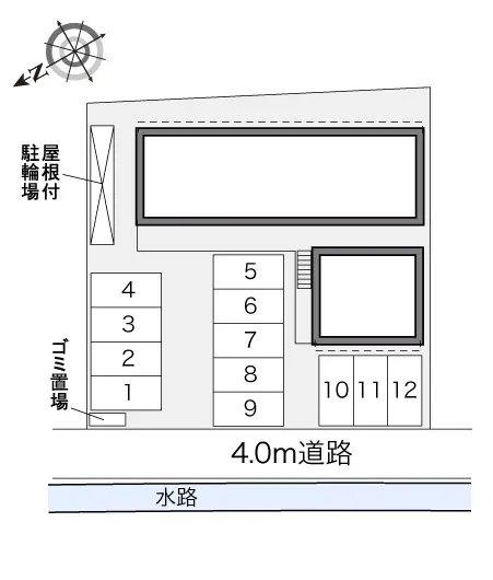 ★手数料０円★姫路市安田　月極駐車場（LP）